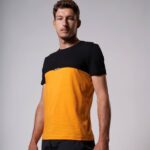 Joma 82P4R87 برتقالة سوداء قميص قصير الاكمام كاليفورنيا رجال - Image 3