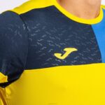 Joma 82P4R883 الأصفر الأزرق الملكي الأزرق الداكن قميص طاقم قصير الأكمام v رجال - Image 6