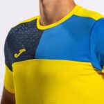 Joma 82P4R883 الأصفر الأزرق الملكي الأزرق الداكن قميص طاقم قصير الأكمام v رجال - Image 7