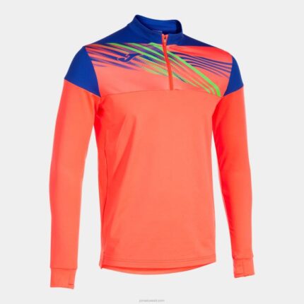 Joma 82P4R884 نيون المرجان الأزرق الملكي قميص من النوع الثقيل النخبة x رجال