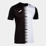 Joma 82P4R897 أسود أبيض قميص بأكمام قصيرة سيتي الثاني رجال