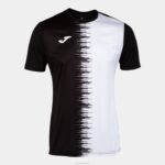 Joma 82P4R897 أسود أبيض قميص بأكمام قصيرة سيتي الثاني رجال - Image 4