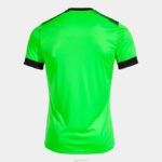 Joma 82P4R911 نيون أخضر أسود قميص بأكمام قصيرة مستعر أعظم صديق للبيئة رجال - Image 2