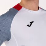 Joma 82P4R922 أبيض كحلي قميص قصير الأكمام أساسي الثاني رجال - Image 5