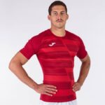 Joma 82P4R923 أحمر قميص بأكمام قصيرة هاكا رجال - Image 7