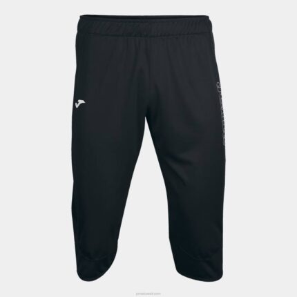 Joma 82P4R933 أسود 3/4 بنطلون فيلا رجال