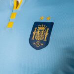 Joma 82P4R936 السماء الزرقاء قميص قصير الأكمام 2nd اختيار الزي الاسباني لكرة الصالات - Image 5