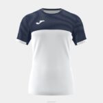 Joma 82P4R96 أبيض كحلي قميص قصير الأكمام مونتريال رجال