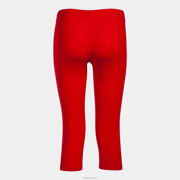 Joma 82P4R2443 أحمر 3/4 لباس ضيق أوليمبيا نحيف
