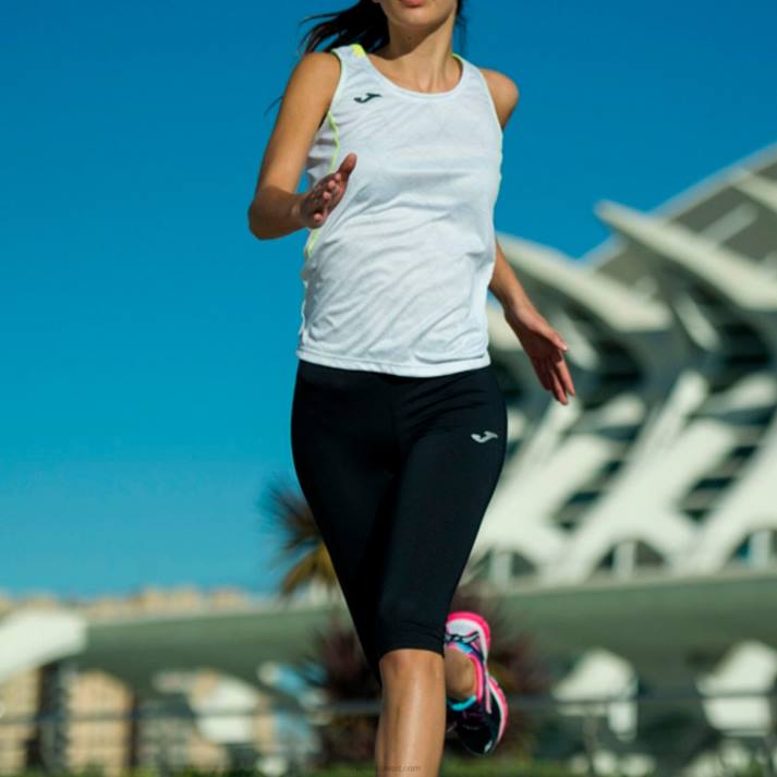 Joma 82P4R3868 أسود 3/4 لباس ضيق أوليمبيا نحيف