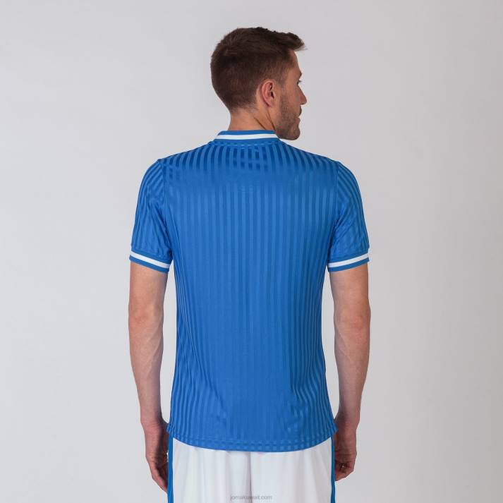 Joma 82P4R1006 الأزرق الملكي قميص قصير الأكمام toletum iii رجال