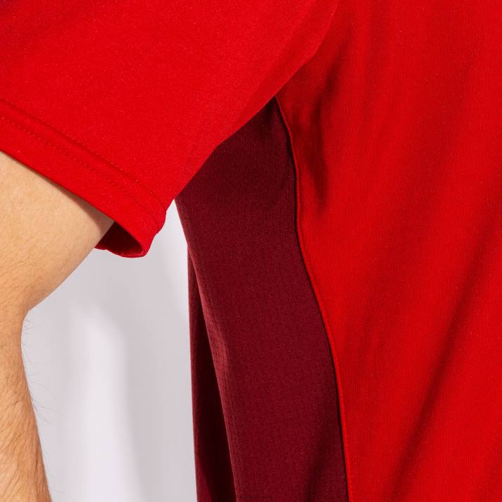 Joma 82P4R1008 أحمر قميص قصير الأكمام الفائز الثاني رجال