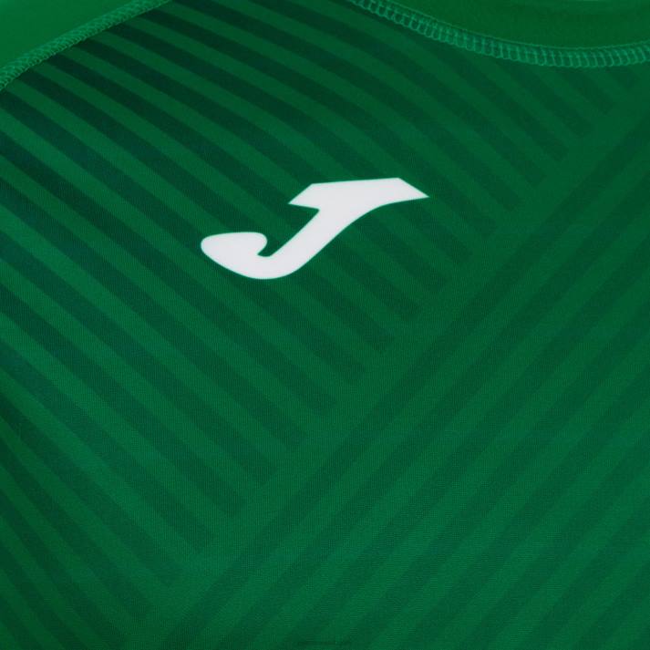 Joma 82P4R1012 أخضر قميص بأكمام قصيرة haka ii رجال