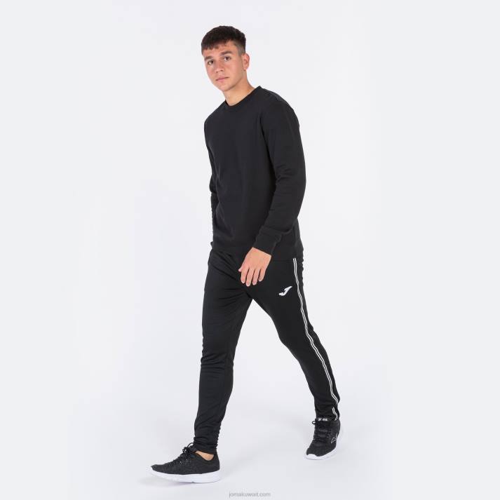 Joma 82P4R1019 أسود قميص من النوع الثقيل مونتانا رجال