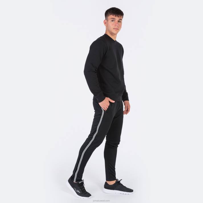 Joma 82P4R1019 أسود قميص من النوع الثقيل مونتانا رجال