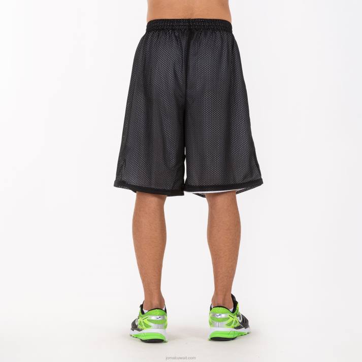 Joma 82P4R1027 أسود أبيض الصاعد السراويل القصيرة رجال