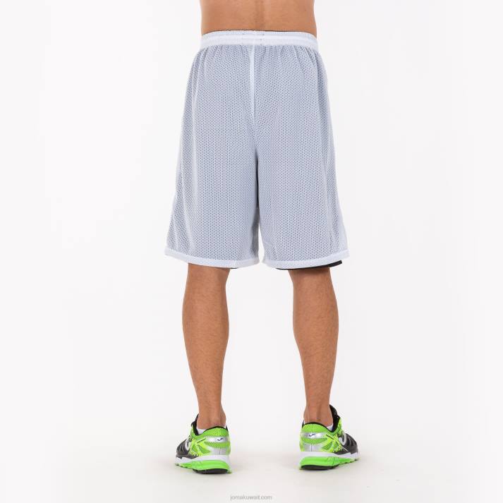 Joma 82P4R1027 أسود أبيض الصاعد السراويل القصيرة رجال