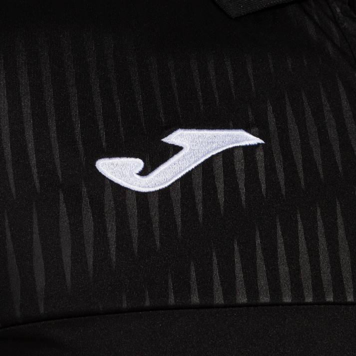 Joma 82P4R102 أسود قميص بولو قصير الاكمام مونتريال رجال