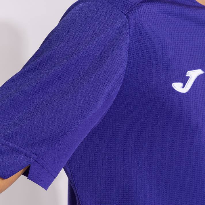 Joma 82P4R1046 أبيض أرجواني قميص بأكمام قصيرة ذهبي رابعا رجال