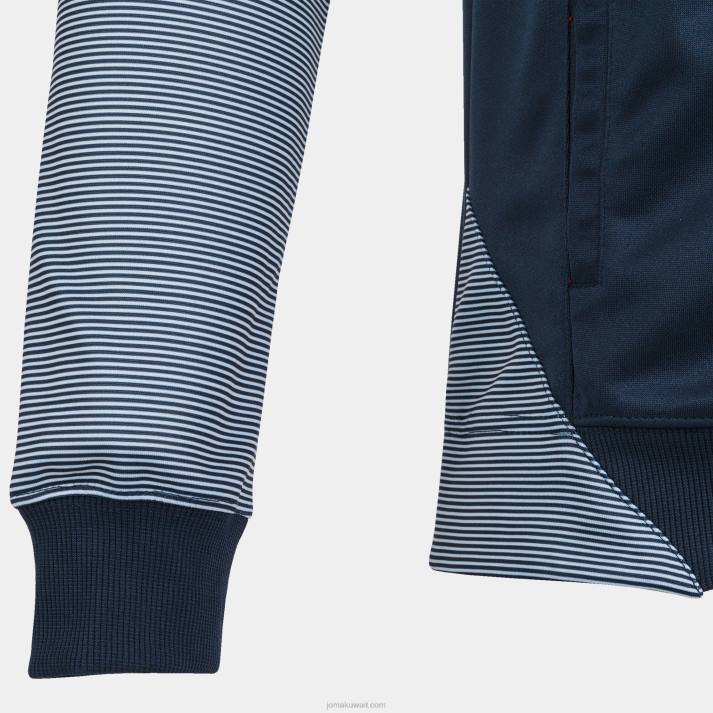 Joma 82P4R1048 الأزرق الداكن الأبيض سترة أساسية ثانيا رجال