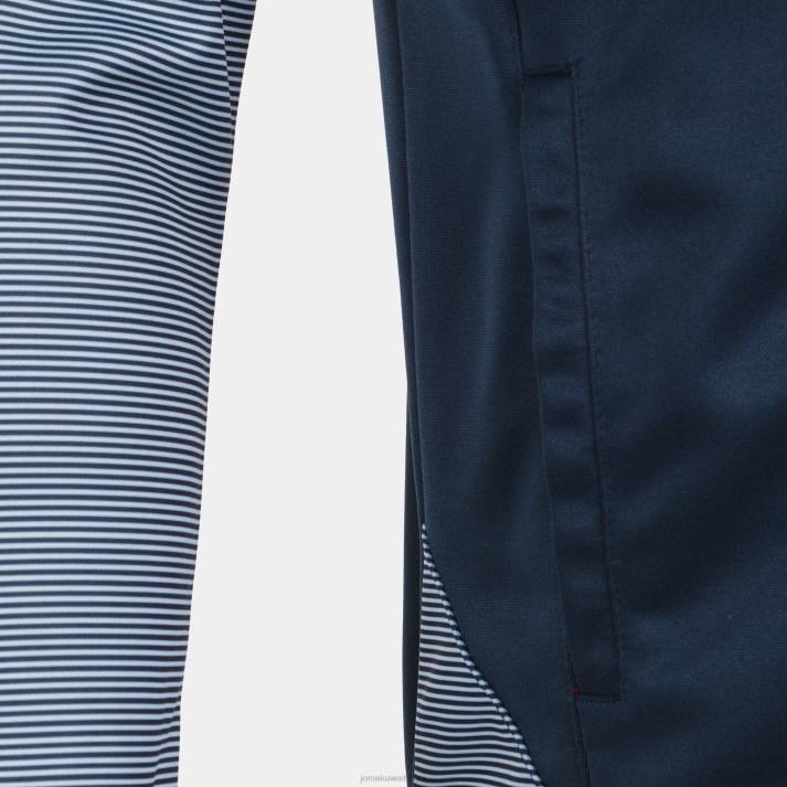 Joma 82P4R1048 الأزرق الداكن الأبيض سترة أساسية ثانيا رجال