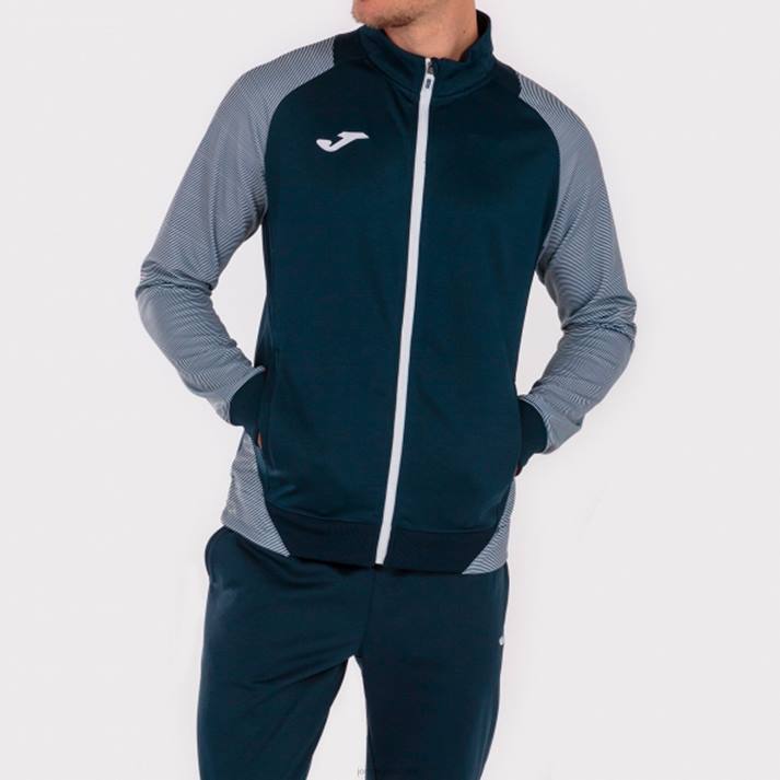 Joma 82P4R1048 الأزرق الداكن الأبيض سترة أساسية ثانيا رجال