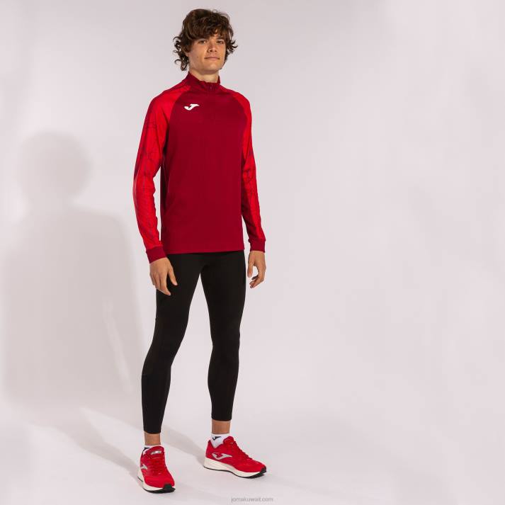 Joma 82P4R1058 أحمر قميص من النوع الثقيل النخبة التاسع رجال