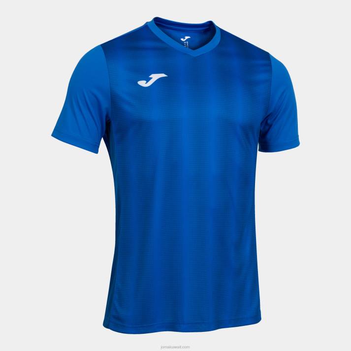 Joma 82P4R1062 الأزرق الملكي قميص قصير الأكمام inter ii رجال