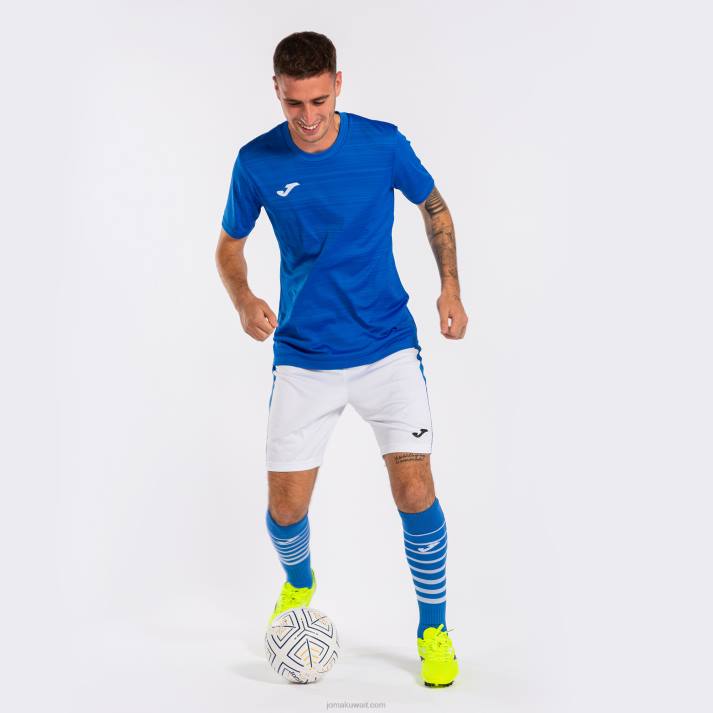 Joma 82P4R1065 الأزرق الملكي قميص بأكمام قصيرة grafity iii رجال