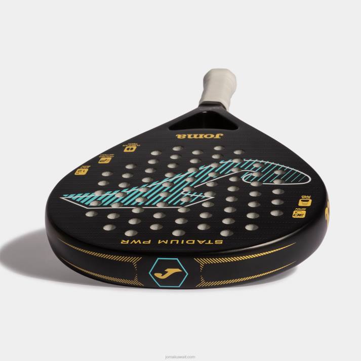 Joma 82P4R106 الفيروز الأسود مضرب البادل استاد pwr