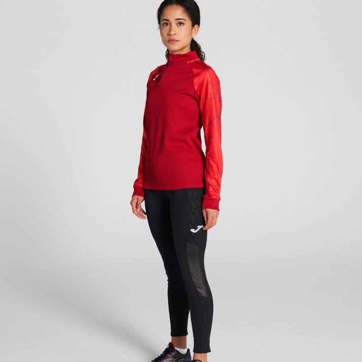 Joma 82P4R1071 أسود لباس ضيق طويل النخبة التاسع