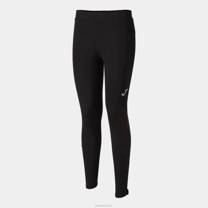 Joma 82P4R1071 أسود لباس ضيق طويل النخبة التاسع