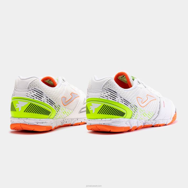 Joma 82P4R107 المرجان الأبيض أحذية كرة الصالات مونديال 23 داخلي