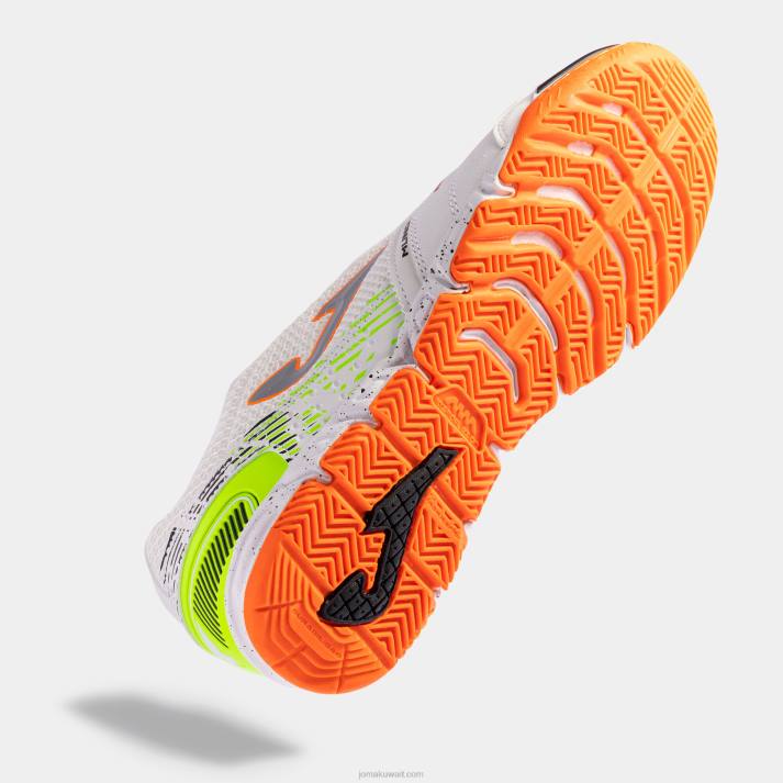 Joma 82P4R107 المرجان الأبيض أحذية كرة الصالات مونديال 23 داخلي