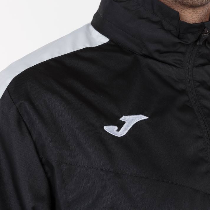 Joma 82P4R1082 أسود أبيض بطولة سترة المطر الرابع رجال