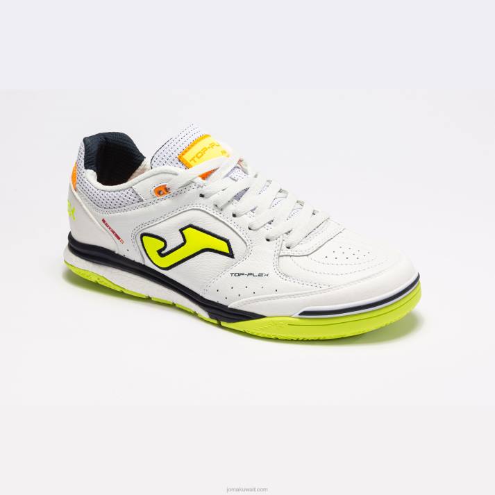 Joma 82P4R108 الجير الأبيض حذاء كرة الصالات أعلى فليكس انتعاش 23 داخلي