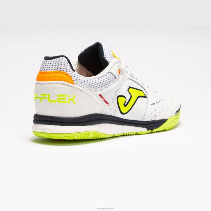 Joma 82P4R108 الجير الأبيض حذاء كرة الصالات أعلى فليكس انتعاش 23 داخلي