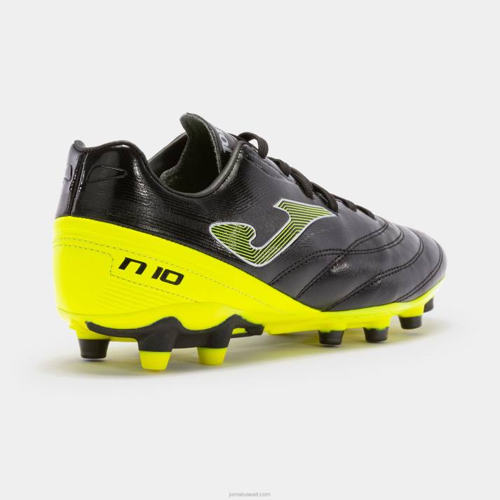Joma 82P4R1112 أسود أصفر فلوري حذاء كرة القدم Numero-10 23 FG