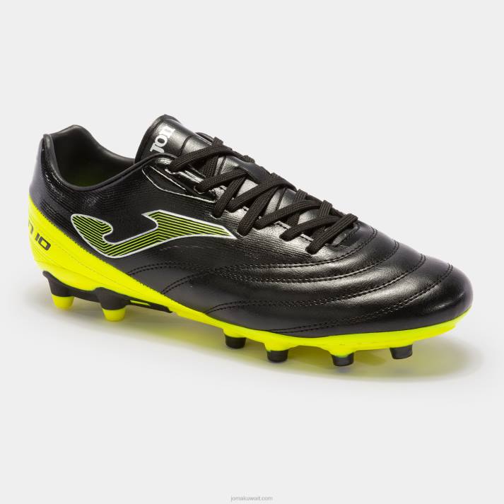 Joma 82P4R1112 أسود أصفر فلوري حذاء كرة القدم Numero-10 23 FG