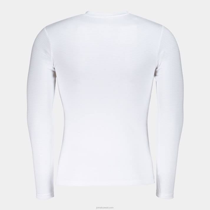 Joma 82P4R1115 أبيض كم طويل قميص براما رجال