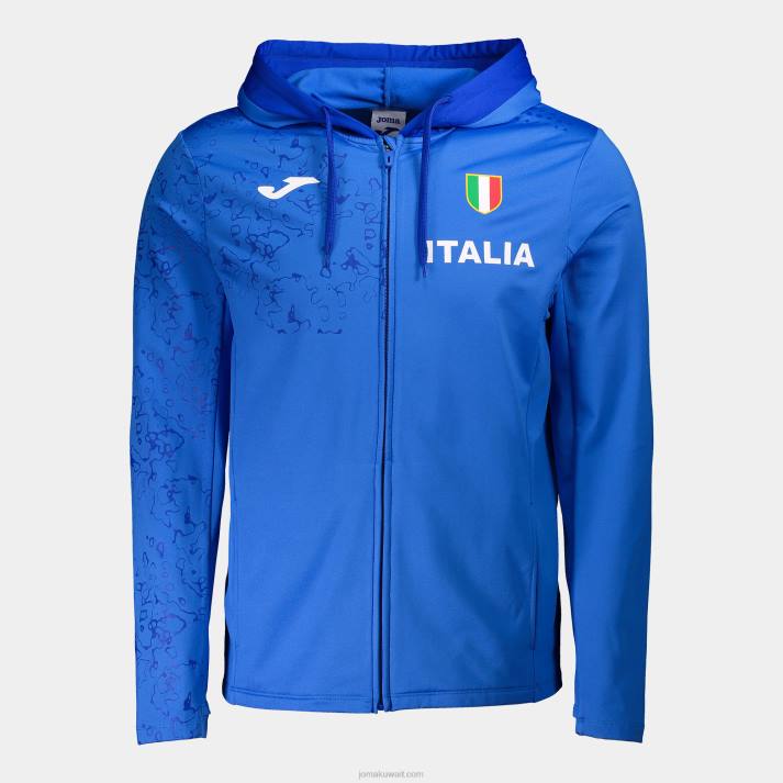 Joma 82P4R1119 الأزرق الملكي جاكيت بغطاء رأس fidal 23/24