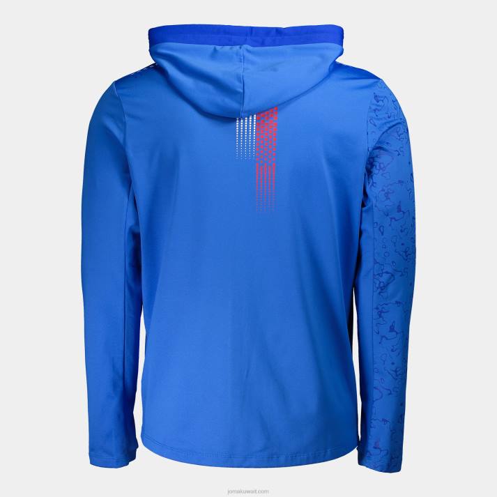 Joma 82P4R1119 الأزرق الملكي جاكيت بغطاء رأس fidal 23/24