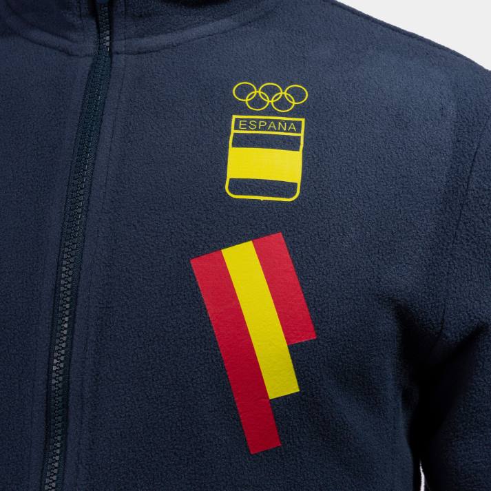 Joma 82P4R1128 الأزرق الداكن الصوف القطبي اللجنة الأولمبية الإسبانية الترفيهية