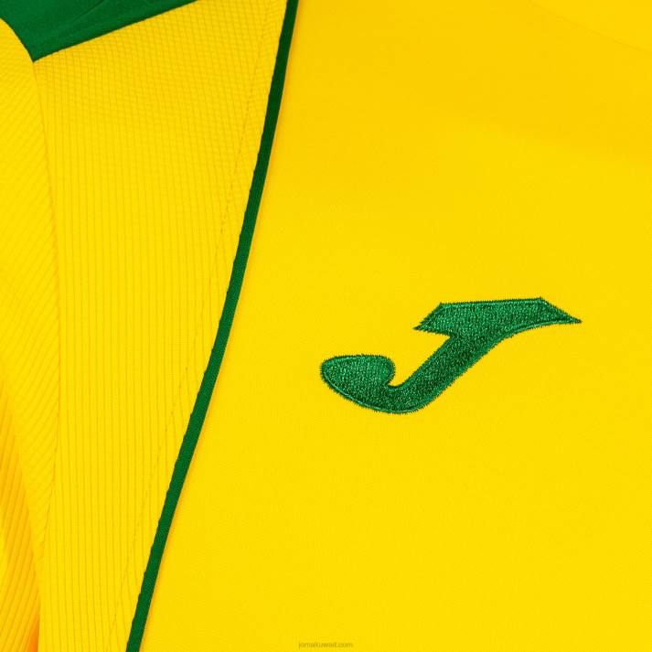 Joma 82P4R1132 الأخضر الأصفر قميص بطولة قصيرة الأكمام السابع رجال