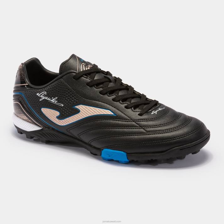 Joma 82P4R1133 الذهب الأسود حذاء كرة القدم aguila 23 turf