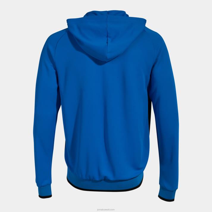 Joma 82P4R1134 الأزرق الملكي الأسود جاكيت بغطاء رأس Tiger v رجال