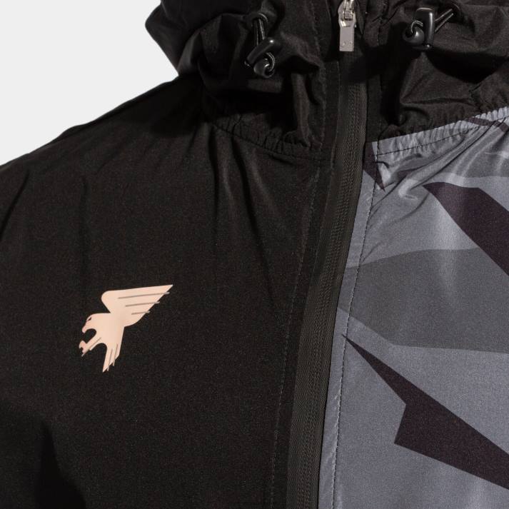 Joma 82P4R1140 أسود رمادي غامق مستكشف المطر رجال