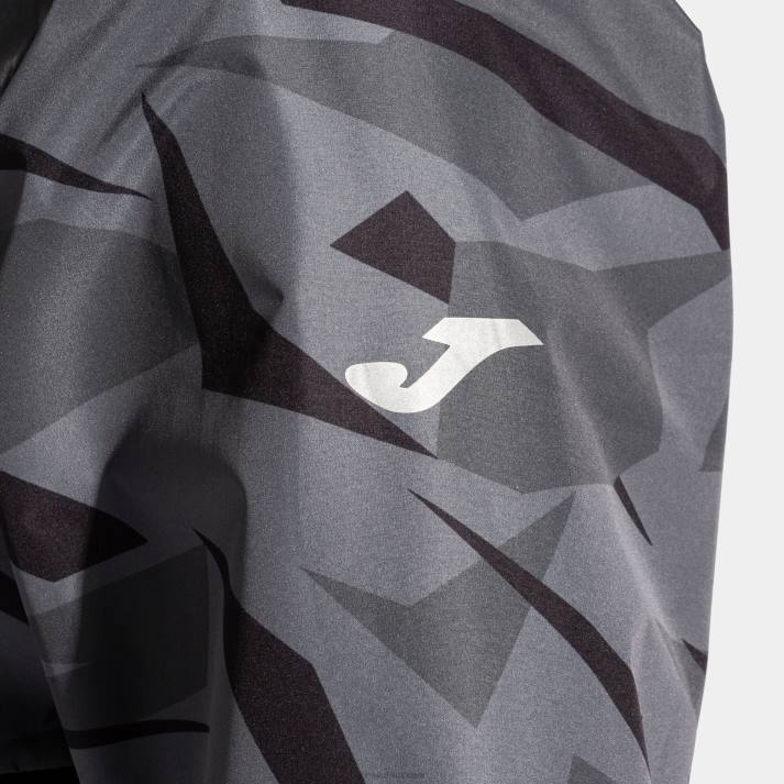 Joma 82P4R1140 أسود رمادي غامق مستكشف المطر رجال