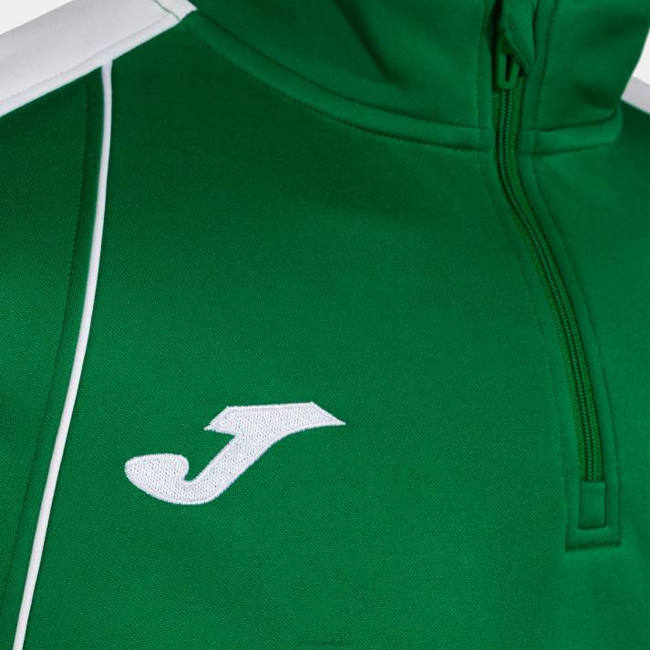 Joma 82P4R1143 أبيض أخضر بطولة قميص من النوع الثقيل السابع رجال