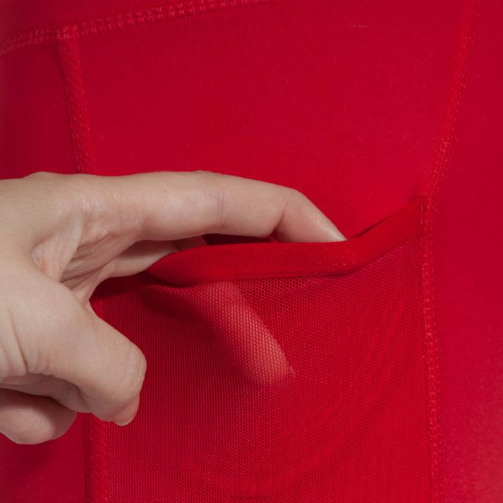 Joma 82P4R1146 أحمر لباس ضيق طويل النخبة x